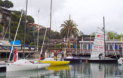 Docking at San Francisco Yacht Club