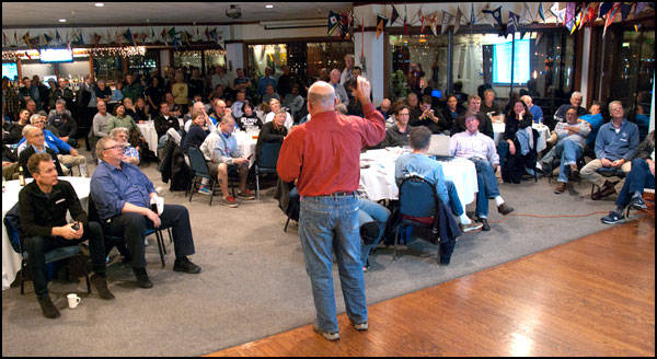 Crowd at the meeting